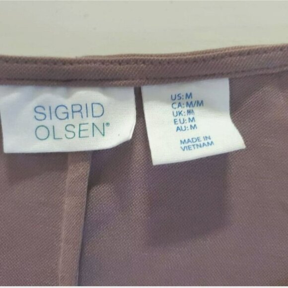 Sigrid Olsen Blush Tshirt Dress With Pockets Size Medium NWOT - Picture 5 of 6